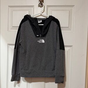 The North Face Charcoal and Black Pullover